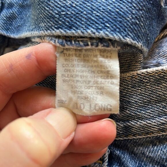 VINTAGE SIZE 10 LONG LEE MOM JEANS - Picture 4 of 8